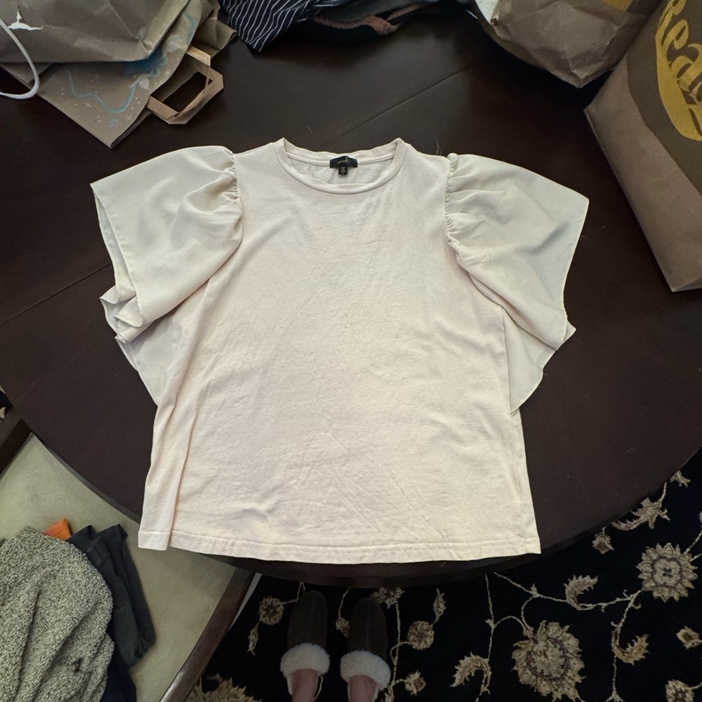 Elegant Cream Women's Top